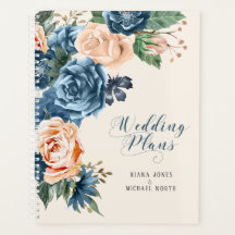 Planos de Casamento Azul/Pêssego do rosa ID584