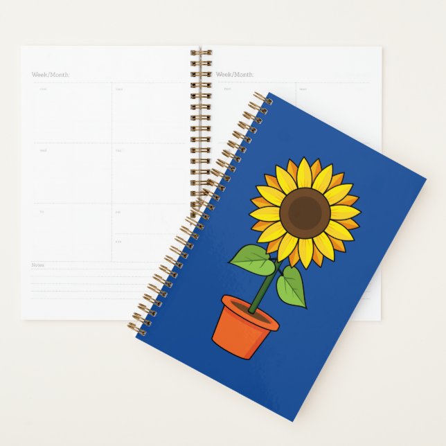 Agenda Planta de girassol em Pote (Exibição)