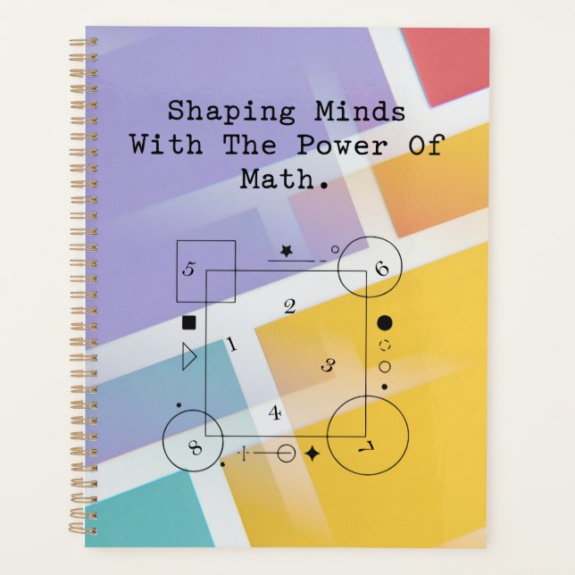 Agenda Poder de Matemática que Molda Mentes | Educação In (Frente)
