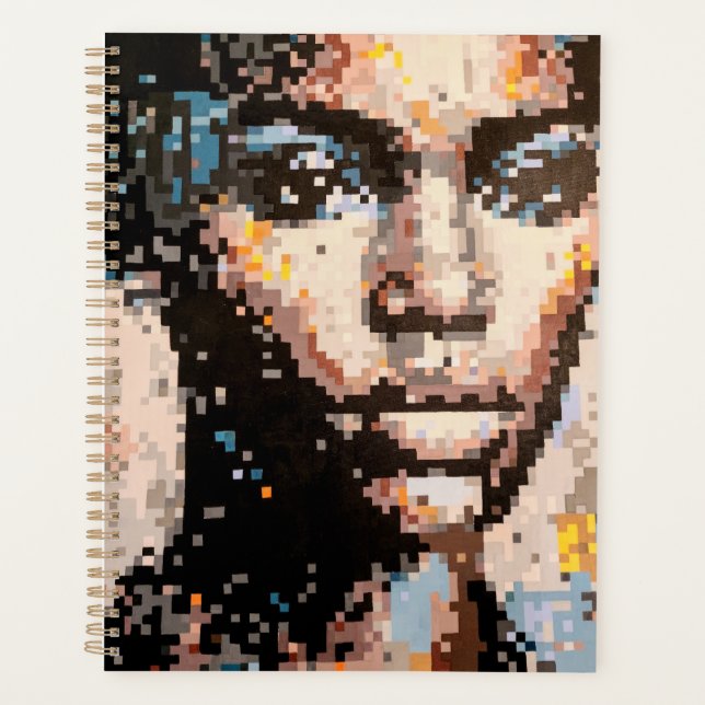 Agenda Poderoso retrato pixelado (Frente)