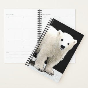Agenda Polar Bear Cub Painting - Arte Original