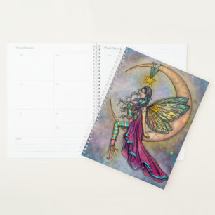Agenda Poleiro da Lua Arte de Fantasia Feérica por Molly 