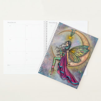 Agenda Poleiro da Lua Arte de Fantasia Feérica por Molly