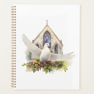 Agenda Pomba Branca com Igreja