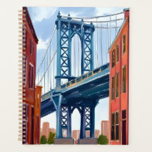 Ponte Manhattan Pintura Cidade de Nova York