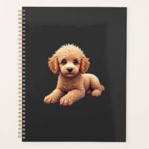 Agenda Poodle Engraçado Amante de Animais Cães Gráfico Ca