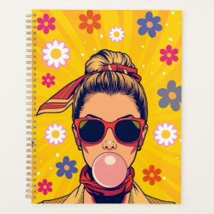 Agenda Pop Art Colorido Arte Moderna Vibrante