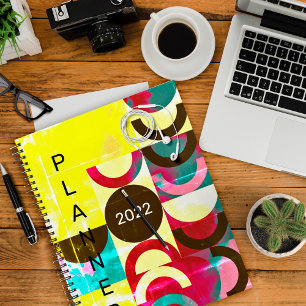 Agenda Pop Art, Grunge e Cores Negrito