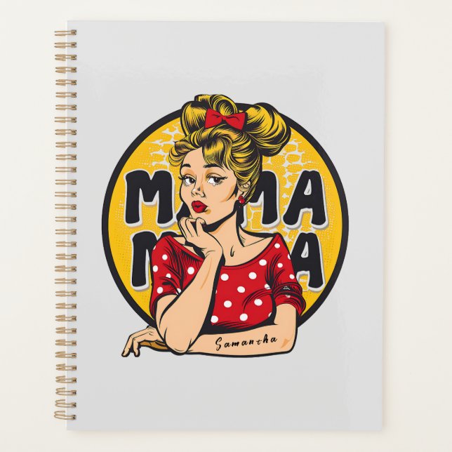 Agenda Pop da Mãe Personalizada (4) (Frente)