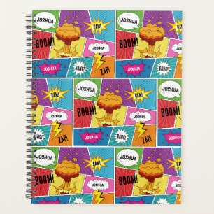 Agenda Pop de Arte Personalizada do Livro Quadrado Colori