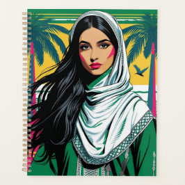 Agenda "Pop Saudita Queen - Arte de Patrimônio Negrito pa