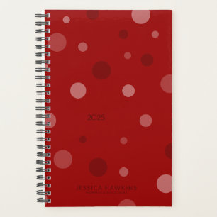 Agenda Pop Vermelho Escuro - Ponto Semanal
