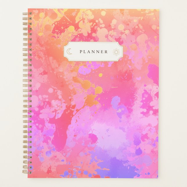 Agenda Pôr do Sol Boho Splash (Frente)