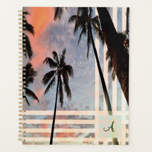 Agenda Pôr do sol em palmeira personalizado