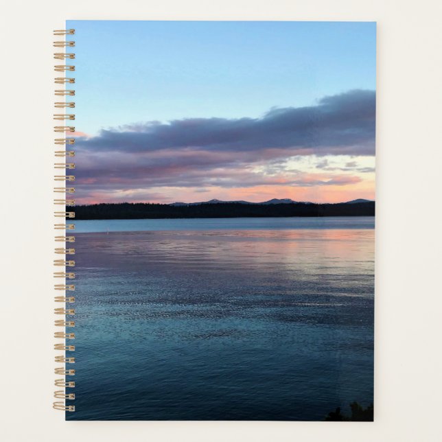 Agenda Pôr do sol no Crescent Lake, OR (Frente)