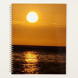 Agenda Pôr do sol no mar