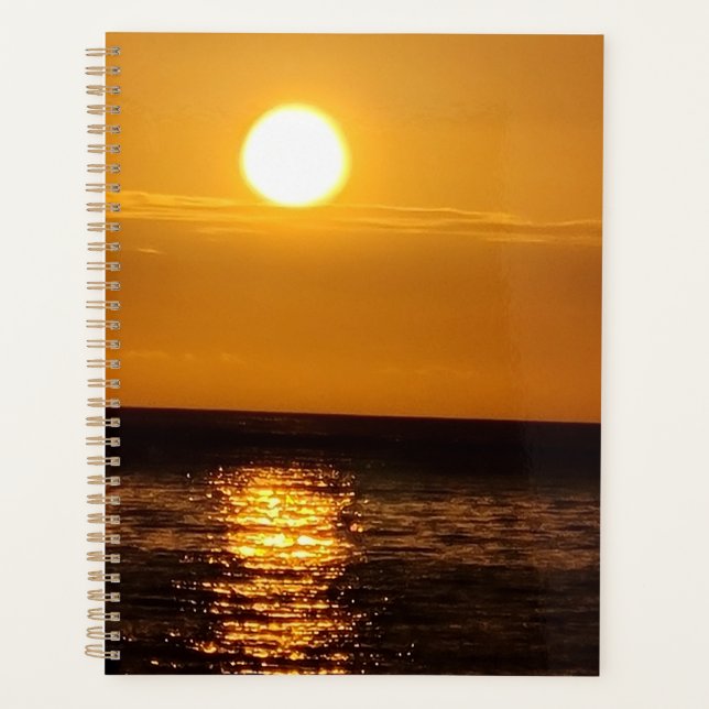 Agenda Pôr do sol no mar (Frente)