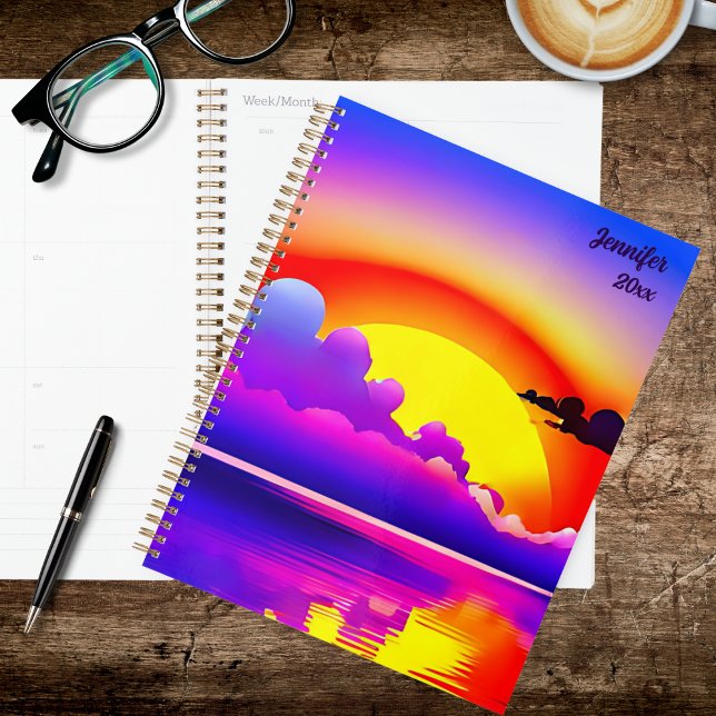 Agenda Pôr do Sol Sobre a Água (Criador carregado)