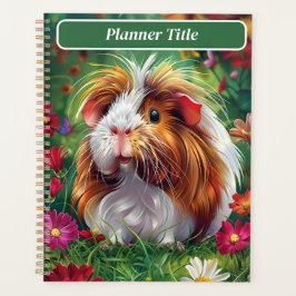 Agenda Porco guineense de longa distância entre flores