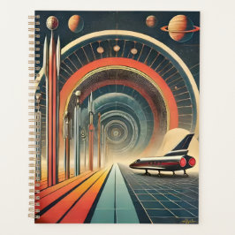 Agenda Porta do Wormhole de Arte Idade do meio século