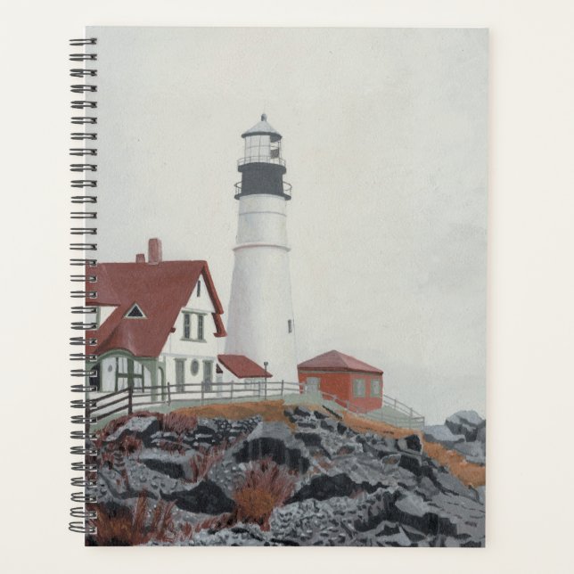 Agenda Portland Head Light in Fog (Frente)