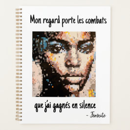 Agenda Portrait pixelisé puissant