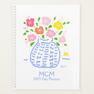 Agenda Possibilidade Personalizável Posy Vase Planner