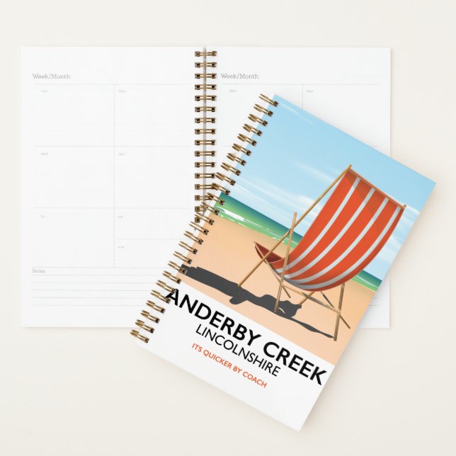 Agenda Poster de viagens litoral de Alderby (Exibição)