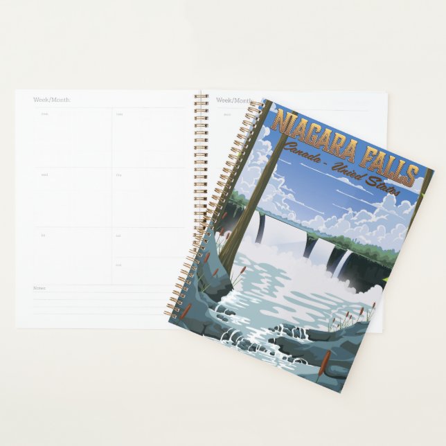Agenda Poster de viagens Niagara Falls (Exibição)