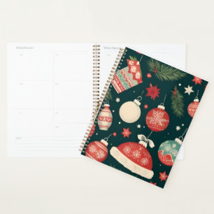 Agenda poster natal vintage