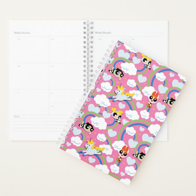 Agenda Powerpuff Girls & Donny Rainbow Patterno (Exibição)