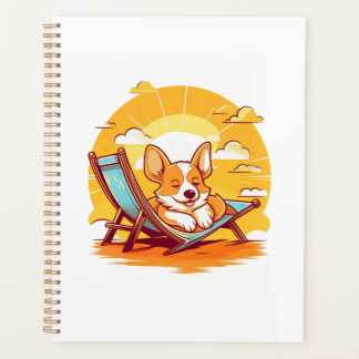 Agenda Praia Buddies: Planeador Naptime Corgi-licioso