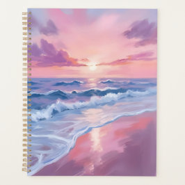 Agenda Praia de Algodão Doce | Pintura de Ondas do Oceano