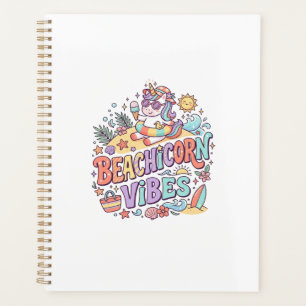 Agenda Praia do Unicórnio Vibrações Caprichosas Fundo Bra