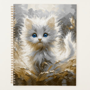 Agenda Precioso White Kitten