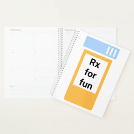 Agenda Prescrição Para Frasco de medicação de tamanho exc