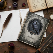 Presente Botânico de Corvo Gótico e Natureza Witch