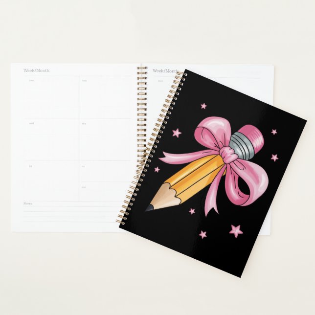 Agenda Presente de Apreciação de Vida de Ensino de Lápis  (Exibição)