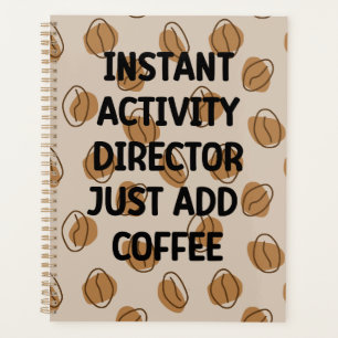 Agenda Presente de Apreciação do Café Lover do Diretor de