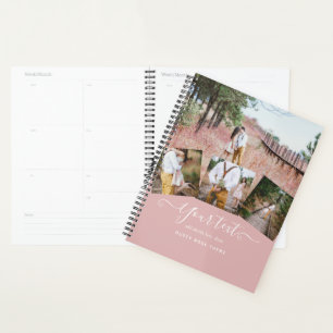 Agenda PRESENTE DE COLAGEM DE FOTOGRAGEM DE Rosa Dusty