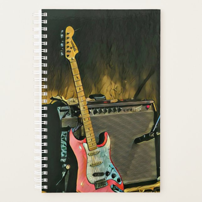 Agenda Presente de guitarrista acústico (Frente)