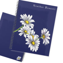 Presente de Natal Boho Floral de Margarida em Aqua
