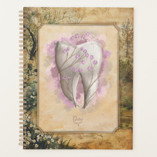 Agenda Presente dentário elegante Vintage