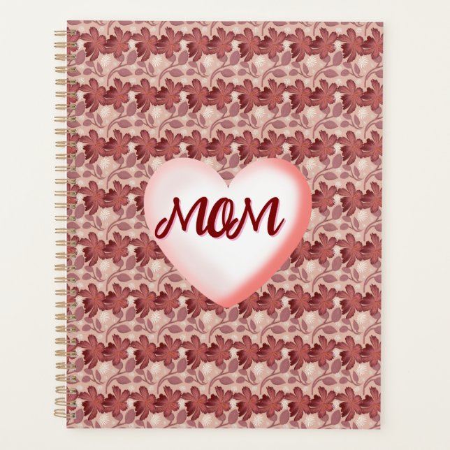 Agenda Presente floral personalizado e feito sob medida p (Frente)