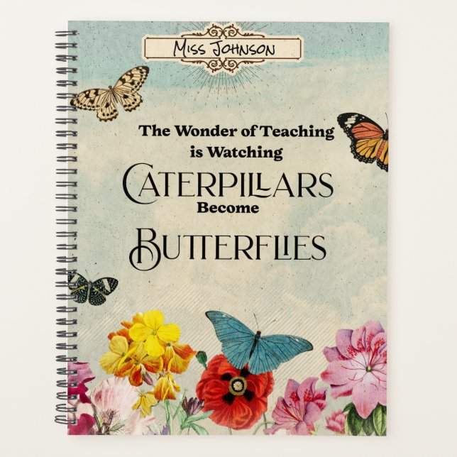 Agenda Presente Personalizado de Apreciação de Professore (Frente)