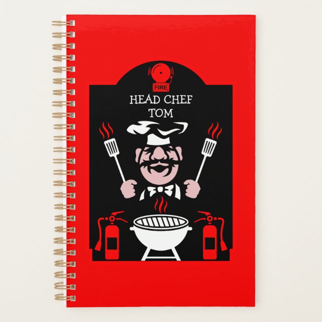 Agenda Presente profissional de cozinheiros (Frente)