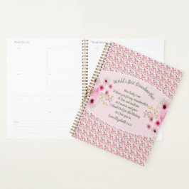 Agenda PRESENTE - Vovó Poemas De Netos - PERSONALIZADO