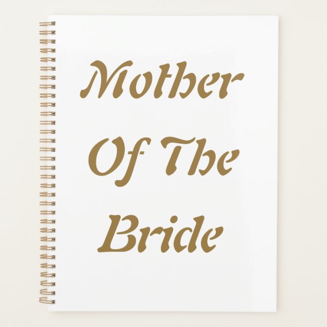 Agenda Presentes De Casamento Da Mãe Da Noiva Dourado Bra (Frente)