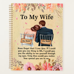 Agenda Presentes de Esposa   Carta À Minha Esposa Amor D