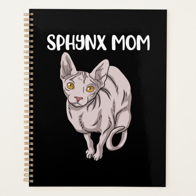 Agenda Presentes De Gato Sphynx Para Mulheres Gato Sphynx (Frente)